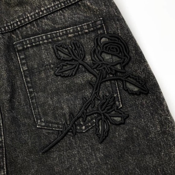 Marc Jacobs Embellished Denim Mini Skirt - RARE Size 27 - Picture 15 of 15